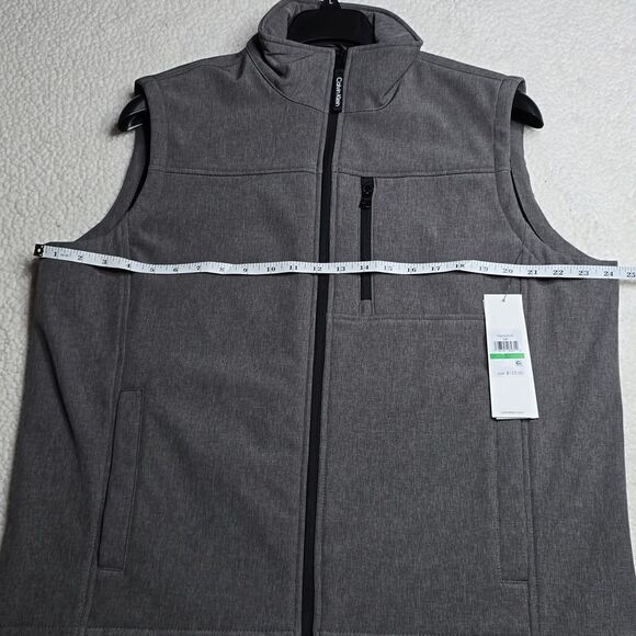 NWT Calvin Klein Men's Infinite Stretch Soft Shell Vest Size Large - Picture 4 of 8